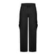 thumbnail image 3 of Pantalones largos para hombre de algodón y lino con cintura elástica, transpirables, cómodos, suaves, con bolsillos cargo, informales., 3 of 5