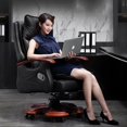 thumbnail image 3 of Executive Ergonomic Office Chairs Gamer Swivel Reading Office Chairs Bedroom Modern Footrest Silla Oficina Furniture WSW30XP My Lux Decor Round, 3 of 14
