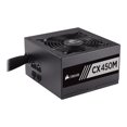 thumbnail image 1 of CORSAIR CX-M Series CX450M - 2015 Edition - power supply (internal) - ATX12V 2.4/ EPS12V 2.92 - 80 PLUS Bronze - AC 100-240 V - 450 Watt - active PFC - North America - matte black, 1 of 3