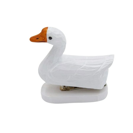 New Year Clearance Yawots Wooden Portable Stapler Creative Books Manual Stapler Office Supplies