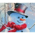 thumbnail image 2 of CafePress - Snowman In The Woods Throw Blanket - Soft Fleece Throw Blanket, 50"x60" for All Ages, 2 of 2