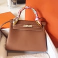 thumbnail image 2 of Bolso Kelly de piel de vaca para mujer, bandolera de piel de vaca con guijarros Togo, bolso de mano Birkin, bolso nupcial, novedad de 2025, 2 of 5