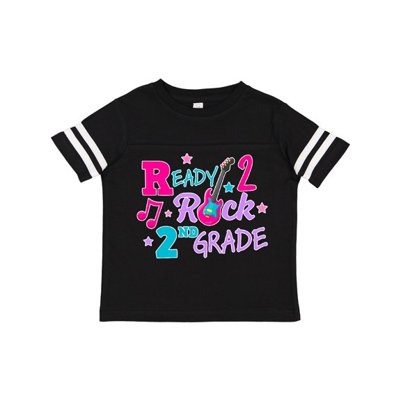 Inktastic Back to School Ready 2 Rock 2nd Grade Girls Toddler T-Shirt