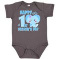 thumbnail image 3 of Inktastic Happy 1st Fathers Day with Elephant Girls Baby Bodysuit, 3 of 5