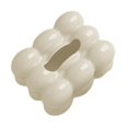 thumbnail image 1 of Soporte de Caja de pañuelos de cerámica Macarena Caja de papel de seda Beige, 1 of 8