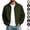 Green, variant on Men's Casual Bomber Jacket Lightweight Classic Collar Full Zip Golf JacketsWindbreaker for Business Casual Office Travel with Zip Pockets, Navy, XL