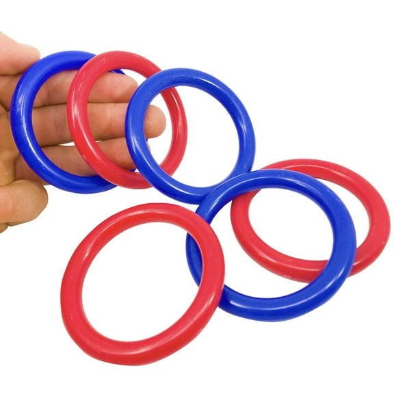 3125 Pk 6 Plastic Rings Foot Talon Bird Toys