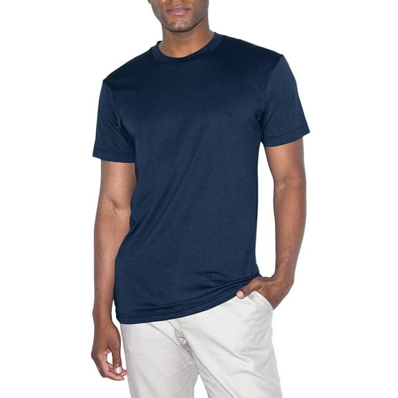 American Apparel Men's or Women's Unisex 50/50 Crewneck Short Sleeve T-Shirt, Sizes S-2XL