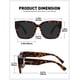 thumbnail image 3 of Gafas de Sol Polarizadas UV400 Marrón Para Usar Sobre Anteojos MEETSUN, 3 of 6