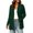 Green, variant on Women's Shawl Collar Open Front Knit Cardigan Jacket, Rib Cuff Relaxed Mid-Length Layering Coat with Pockets