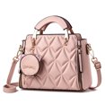 thumbnail image 1 of Bolsos y carteras de moda para mujer, bolsos de hombro de cuero con asa superior para mujer, bolsos pequeños tipo tote., 1 of 8