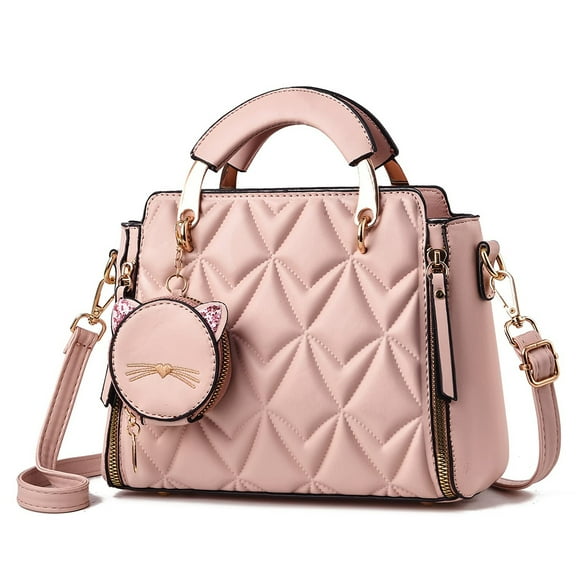 Bolsos y carteras de moda para mujer, bolsos de hombro de cuero con asa superior para mujer, bolsos pequeños tipo tote.