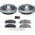 thumbnail image 3 of Power Stop Front Stock Replacement Brake Pad and Rotor Kit KOE6374, 3 of 8