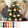 thumbnail image 4 of Diy Christmas Gnome Knitting Kit With Instructions Yarn Loops Beads Tools For Handmade Santa Claus Craft Project, 4 of 9
