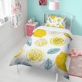 thumbnail image 4 of Lemon Duvet Cover and Pillowcase Set for Single Bedding, Bedroom Accessories for Kids Teens, 4 of 5