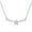 Rhodium-Plated, variant on Beaux Bijoux Celestial Star with Simulated Diamond CZ Side-Stones 16+2” Bar Necklace Sterling Silver Jewelry for Women or Teens