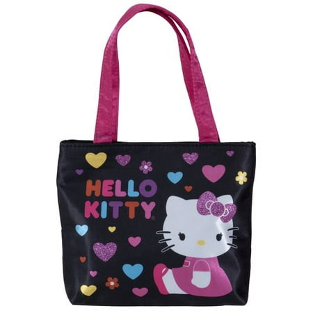 Hello Kitty Girls' Mini Satin Tote, Pink