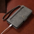 thumbnail image 2 of Wallet Card PU Leather Phone Case With Kickstand For Samsung Galaxy A82 A72 A52 A42 A32 A22 A12 M12 A10 A10S A20S A20E A20 A30 A40 A50 A70 Card Holder Cover, 2 of 4