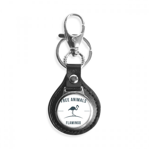 cartoon flango animal blue outline key link chain keyholder finder hook metal