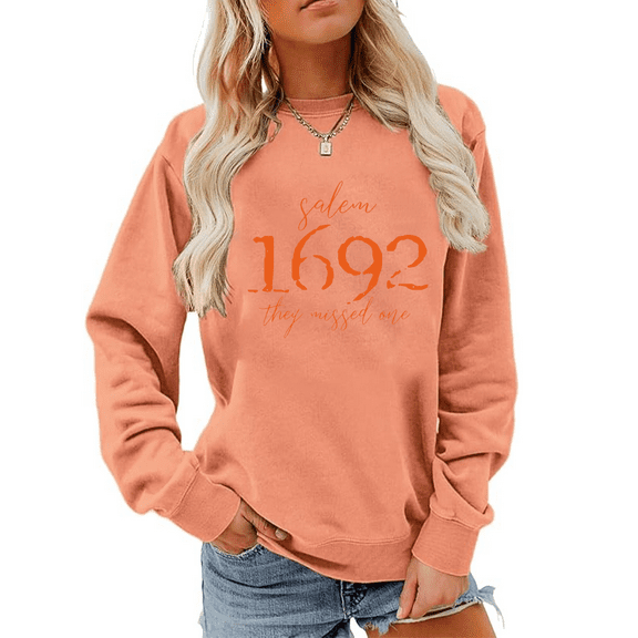 Salem 1692 They Missed One Sweatshirt Halloween Shirts For Women Halloween Witch Tees