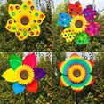 thumbnail image 2 of Sunflower Windmills for The Yard Decor Outside, Sunflower Windmill Wind Spinners Outdoor Decor Ornament Spinner for Yard and Garden Outdoor Art Decoration, 2 of 2