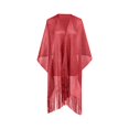thumbnail image 2 of Vestido de mujer con cuello en V y manga larga con estampado de Wraps, 2 of 3