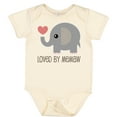 thumbnail image 3 of Inktastic Loved by Memaw Grandchild Boys or Girls Baby Bodysuit, 3 of 5