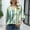03-Green, variant on Ladies Tops and Blouses 2025 Fashion 3/4 Sleeve Tops for Women Business Casual Blouses Summer Tees Shirts