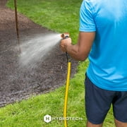HydroTech FlatJacket 5/8 x 100ft Flexible Garden Hose– Kink-Free, Lightweight, Burst-Proof