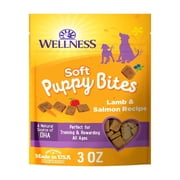 Wellness Puppy Treats, Natural, Training Treat, Grain Free, Soft Lamb & Salmon (3 Ounce bag)