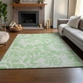 thumbnail image 6 of Addison Rugs Mayfield Washable Transitional Floral Mint Rectangle Rug, 10' x 14', 6 of 6
