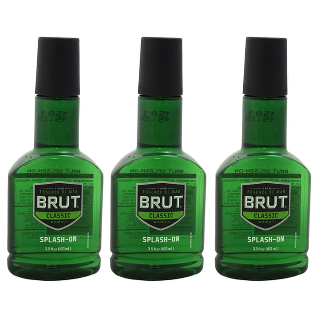 Perfume Brut Splash-On Original Fragance 90 ml, paquete de 3