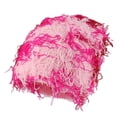 thumbnail image 2 of XIAOCHA Women’S Shaggy‑Fringe Beanie Solid Hats Casual Fall‑Winter Snood,Pink, 2 of 3