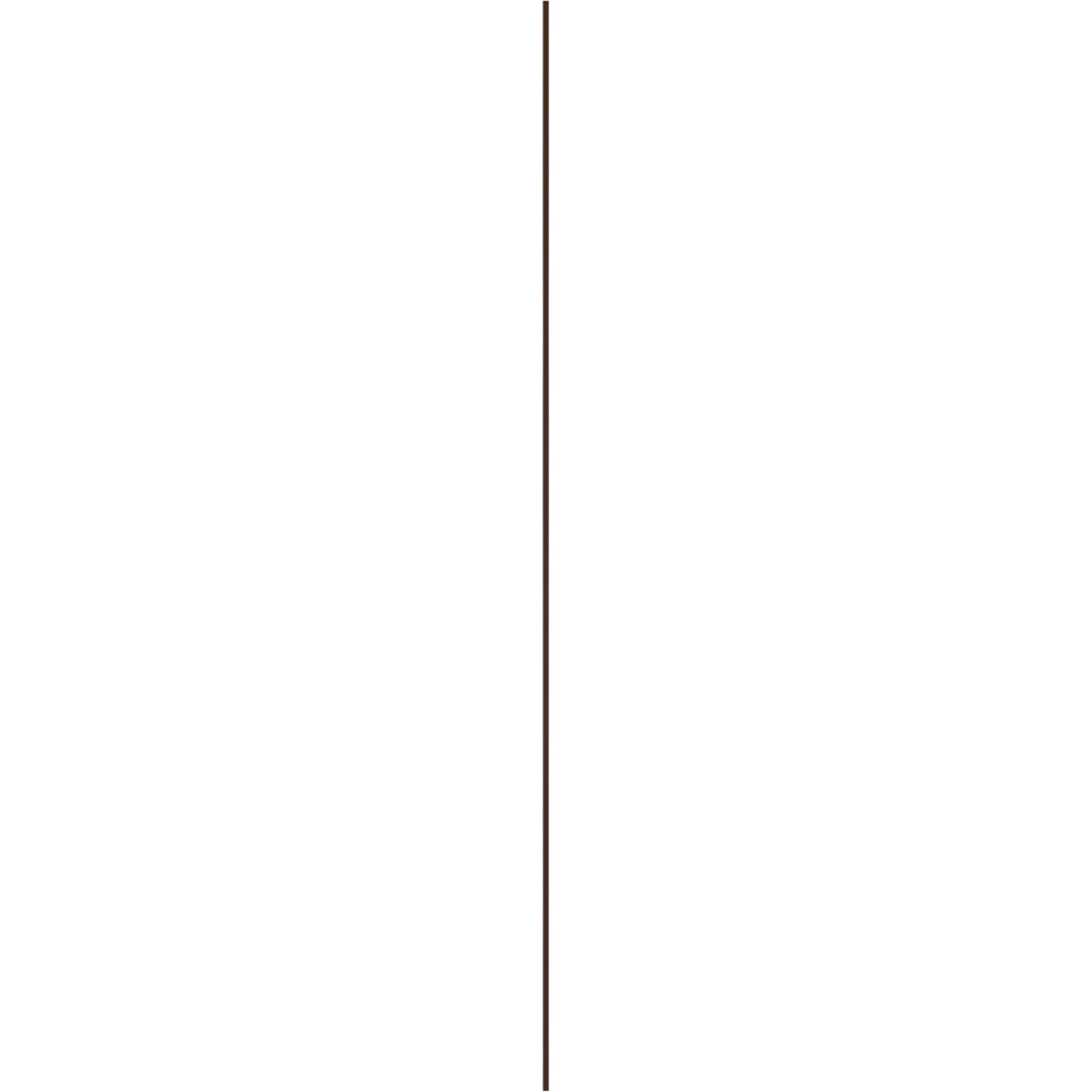 Ekena Millwork 47"H x 1/4"T Cimarron Adjustable Wood Decorative Slat Wall Panel Kit, Walnut (contains 23 Slats + 1 Straight Edge Starter Slat)
