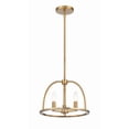 thumbnail image 4 of ABB-3003-VG Crystorama Lighting Abbott - 3 Light Chandelier-Vibrant Gold Finish, 4 of 14