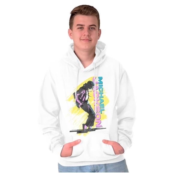Michael Jackson 90s Toe Stand Dance Graphic Pullover Hoodie Brisco Brands S