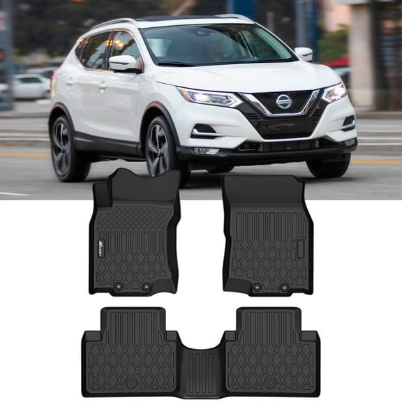 Nilight TPE Floor Mats for Nissan Rogue Sport 2017 2018 2019 2020 2021 2022 2023, All Weather Custom Fit Heavy Duty Floor Liners