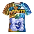 thumbnail image 6 of Kids Blox Fruit T-Shirts, Youth SmokeFruit T-Shirts, Casual Crew Neck Shirts for Boys Girls, Fashion 3D Print Short Sleeve Tee, 6 of 9