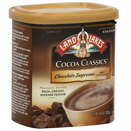 Land O Lakes Chocolate Supreme Hot Cocoa Mix, 14.8 oz (Pack of 6