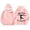 Z1-Pink580, variant on Women's Pullover Hoodies Gymnast Silhouette Double Side Graphic Print Drawstring Sweatshirts With Kangaroo Pocket Regular Fit Sport Clothes