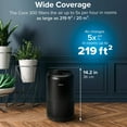 thumbnail image 2 of Levoit Air Purifier for Large Rooms up to 547 sq. ft. Customize Filter for Pet Allergy, Smoke, Toxin, Core 300, Black, 2 of 7