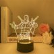thumbnail image 5 of Figura de Deadpool 3D con luz nocturna, alimentada por USB y base acrílica, 5 of 5