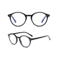 thumbnail image 2 of 4 Pairs Women Men Anti-Blue Light Reading Glasses Retro Round Readers, 2 of 5