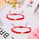 thumbnail image 4 of 2 piezas pulsera de la amistad cuerda trenzada pulsera encanto ajustable hecho a mano, 4 of 6