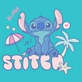 thumbnail image 2 of Girls Lilo & Stitch Aloha Beach Cute Stitch T Shirt, 2 of 4