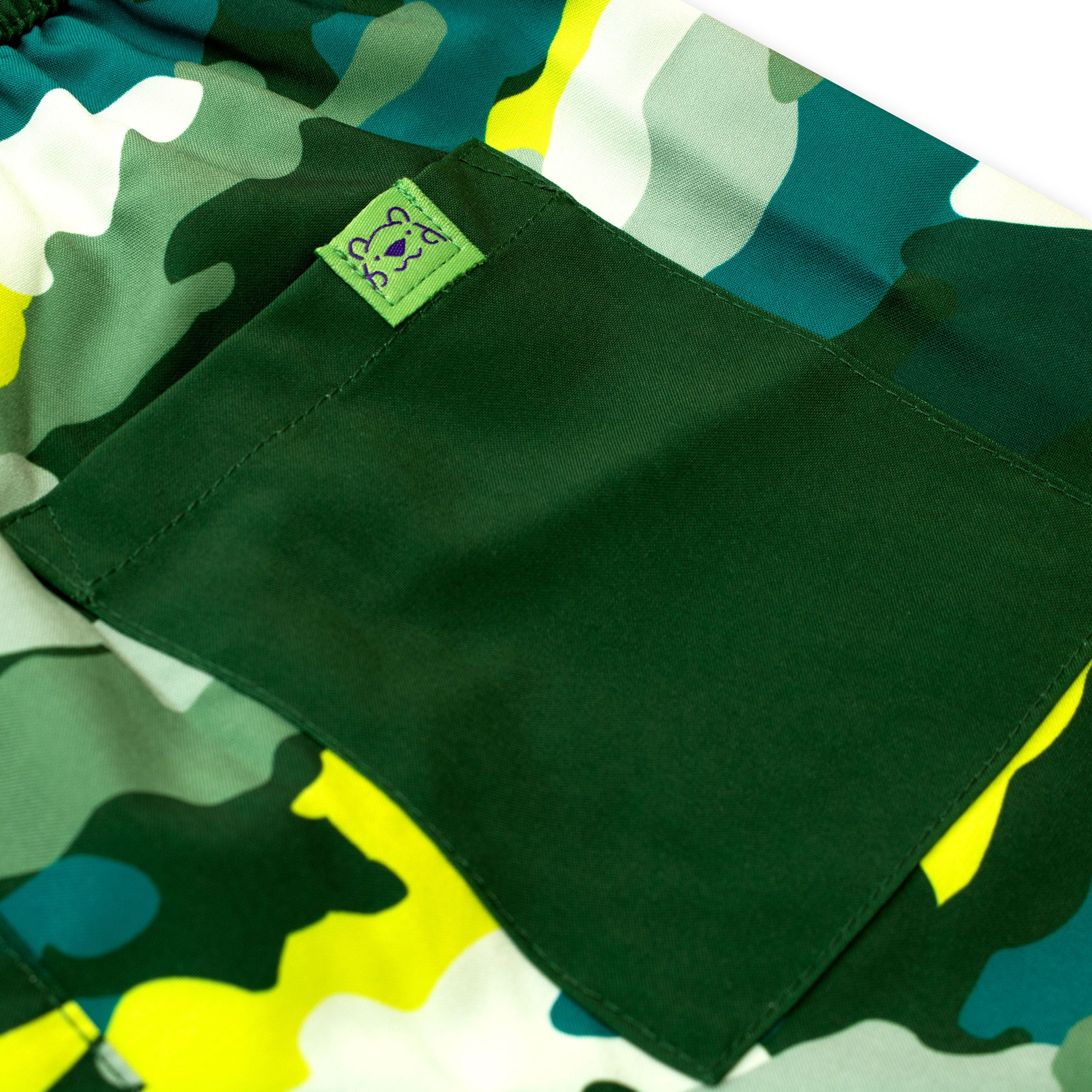 Harry Bear Boys Camoflage Swim Shorts Sizes 6-14