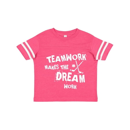 

Inktastic Hockey Teamwork Gift Toddler Boy or Toddler Girl T-Shirt