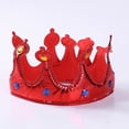 thumbnail image 3 of Corona de rey real para cosplay, accesorio de corona para fiesta navideña, corona de cumpleaños, disfraz para fiesta de graduación, tiara de príncipe heredero real ajustable, 3 of 5