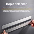 thumbnail image 3 of Cuchillo de tira magnética, porta cuchillos de acero inoxidable, imán más ancho y más grueso Porta cuchillos de acero inoxidable de 40 cm Montado en la pared magnética para cocina Oficina Cuarto de lavado Vhermosa TJQ-221104329, 3 of 8
