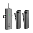 thumbnail image 1 of Wireless Lavalier Microphone Intelligent Noise-Reducing Mic for Type-C 3.5mm Jack Smartphone ,Multi-Function, 1 of 7